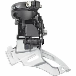Shimano Altus FD-M2000 Dérailleur Avant 3x9 Vitesses Down Swing Collier Haut, Argent/noir