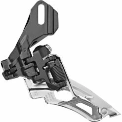 Shimano Deore MTB FD-M6000 Dérailleur Avant 3x10 Vitesses Side Swing Montage Direct Haut, Noir/argent