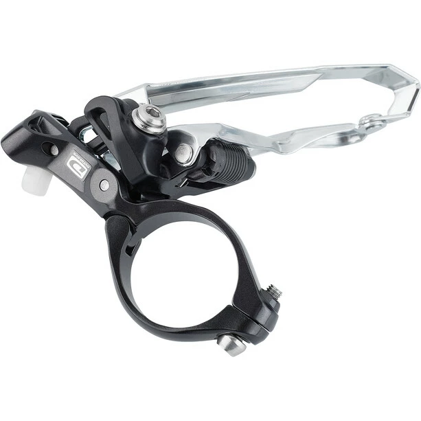 Shimano Deore MTB FD-M6000 Dérailleur Avant 3x10 Vitesses Side Swing Clamp Middle, Noir/argent 2 Shimano Deore MTB FD-M6000 Dérailleur Avant 3x10 Vitesses Side Swing Clamp Middle, Noir/argent – Image 2