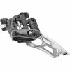 Shimano Deore MTB FD-M6000 Dérailleur Avant 3x10 Vitesses Side Swing Collier De Serrage Bas, Noir/argent