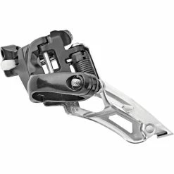 Shimano Deore MTB FD-M6000 Dérailleur Avant 3x10 Vitesses Side Swing Collier De Serrage Bas, Noir/argent