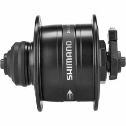 Shimano DH-3D37-QR Dynamo De Moyeu 3 Watt Disque CL, Noir