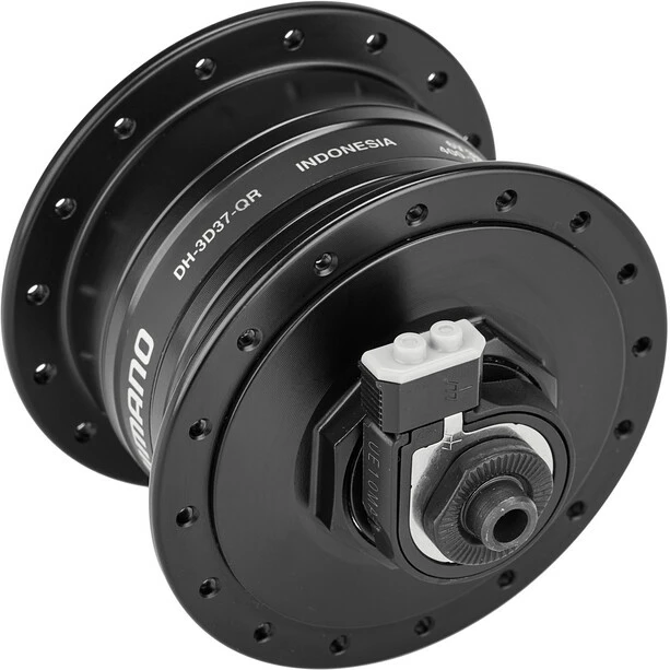 Shimano DH-3D37-QR Dynamo De Moyeu 3 Watt Disque CL, Noir 2 Shimano DH-3D37-QR Dynamo De Moyeu 3 Watt Disque CL, Noir – Image 2