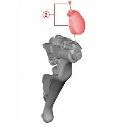 Shimano Dura-Ace ST-R9100 Protection Avant Avec Vis De Fixation Gauche