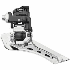 Shimano GRX FD-RX400 Dérailleur Avant 2x10 Braze-On, Noir/argent