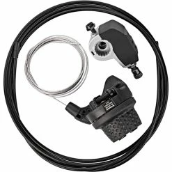 Shimano NEXUS SL-3S41 Commande De Vitesse 3 Vitesses Droit, Noir/argent