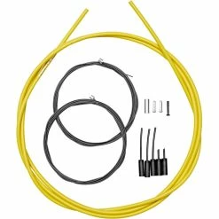 Shimano Road Set De Câble De Dérailleur Revêtement Polymère, Jaune