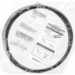 Shimano SIS-SP51 Gaine De Câble De Dérailleur Avec Embouts, Noir
