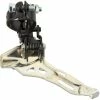 Shimano Tourney FD-TY300 Dérailleur Avant Collier De Serrage Haut 3x6 / 7vitesses Down Pull, Noir/argent