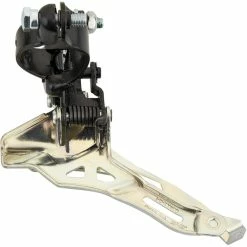 Shimano Tourney FD-TY300 Dérailleur Avant Collier De Serrage Haut 3x6 / 7vitesses Down Pull, Noir/argent
