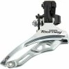 Shimano Tourney FD-TY300 Dérailleur Avant Collier De Serrage Haut 3x6 / 7 Vitesses Top Pull, Noir/argent