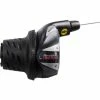 Shimano Tourney SL-RS36 Commande De Vitesse 3 Vitesses Gauche, Noir