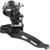 Shimano Tourney TZ FD-TZ500 Dérailleur Avant 3x6/7 Vitesses Down Swing Collier Haut, Noir