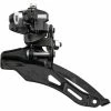 Shimano Tourney TZ FD-TZ500 Dérailleur Avant 3x6/7 Vitesses Down Swing Collier Bas, Noir