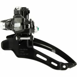 Shimano Tourney TZ FD-TZ510 Dérailleur Avant 3x6/7 Vitesses Down Swing Collier Bas, Noir