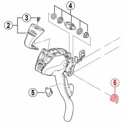 Shimano Ultegra ST-6600 Ressort De Retour Droite
